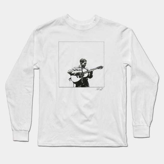 Tyler Childers Long Sleeve T-Shirt by Jack Browning